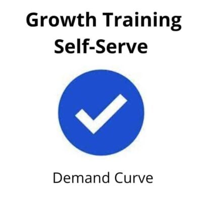 Demand curve – Growth Training Self-Serve