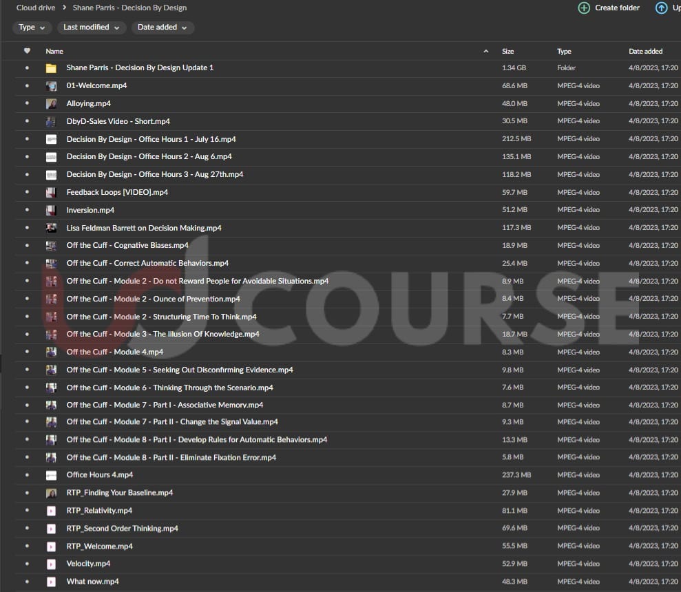 Shane Parris Decision By Design Udcourse