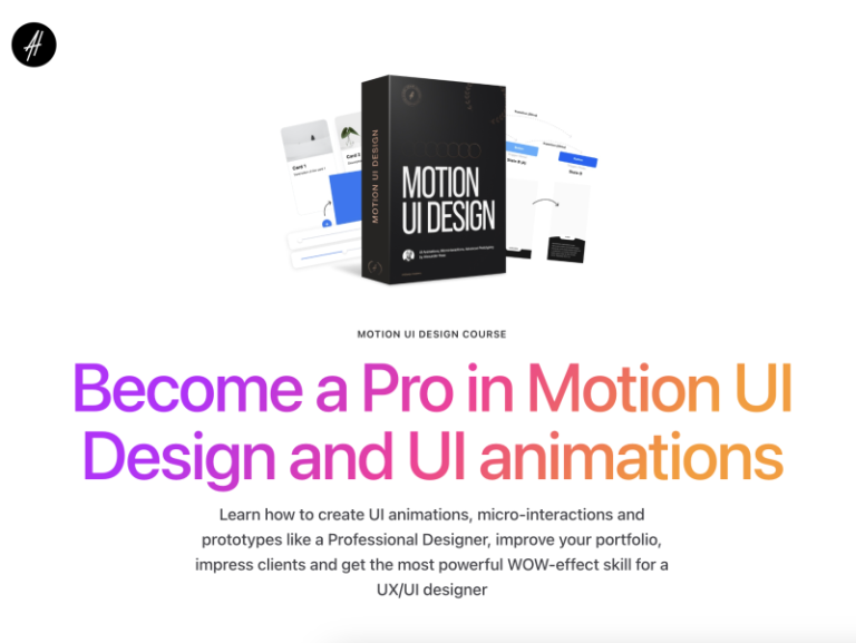 Alexander Hess – Motion UI Design Gold