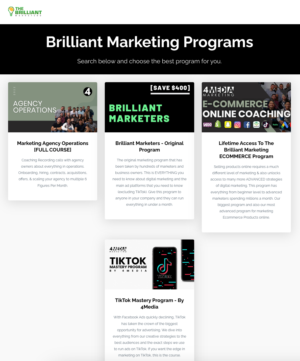Brilliant Marketers – TikTok Mastery Program