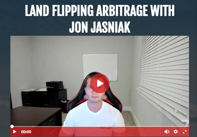 Jon Jasniak – Land Flipping Arbitrage