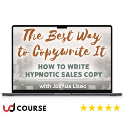 Joshua Lisec – HYPNO WRITING BUNDLE 2024 – The Best Way to Copywrite It Train Ride to Greatness