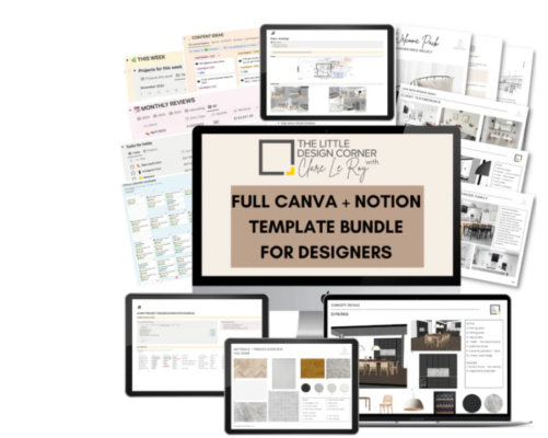 The Complete Canva and Notion Template Bundle for Designers course