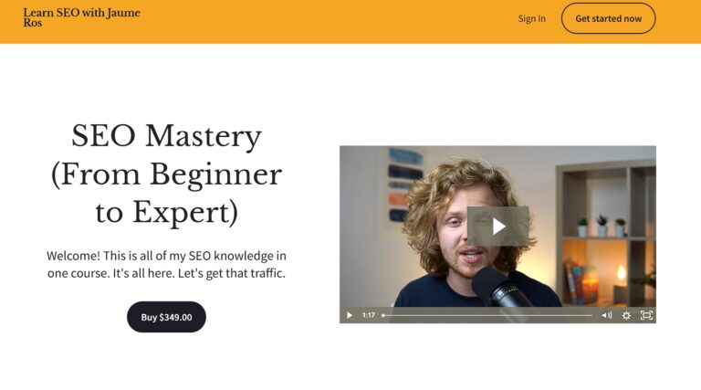 Jaume Ros – Learn SEO – SEO Mastery (From Beginner to Expert)