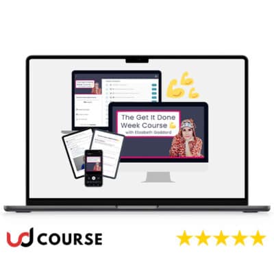 The Get It Done Week Course by Elizabeth Goddard