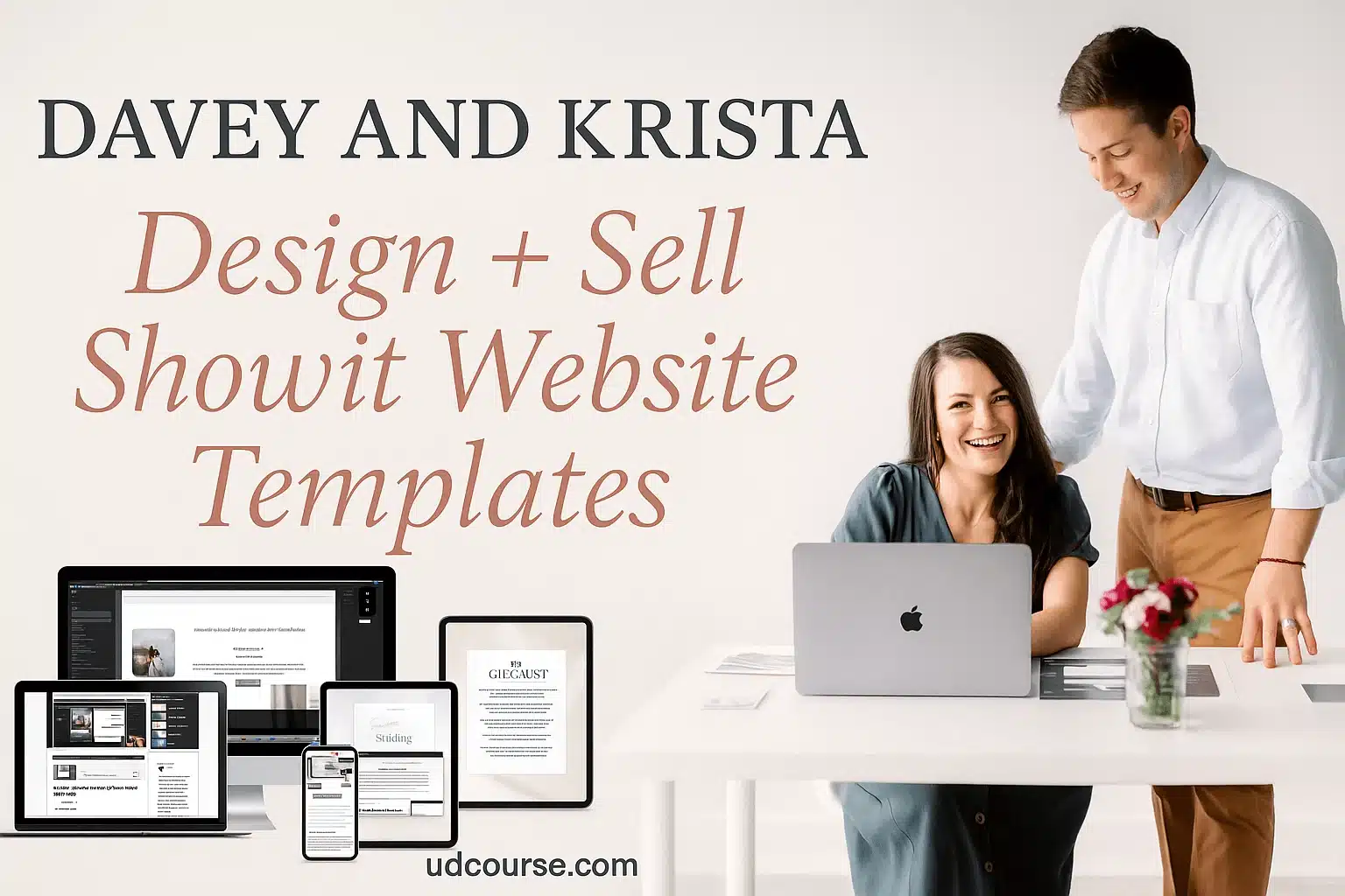 Davey and Krista Design + Sell Showit Website Templates course bundle