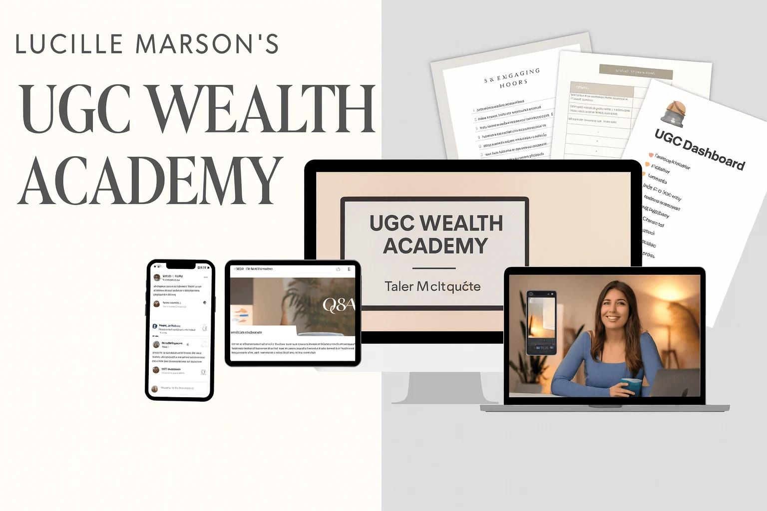 Discover Lucille Marson’s UGC Wealth Academy — the ultimate training to master user-generated content creation, attract high-paying brand deals, and grow your digital income stream.