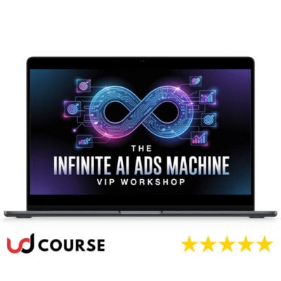 The Infinite AI Ads Machine VIP Workshop by Mario Castelli – AI ad creation course for Facebook and Instagram advertising