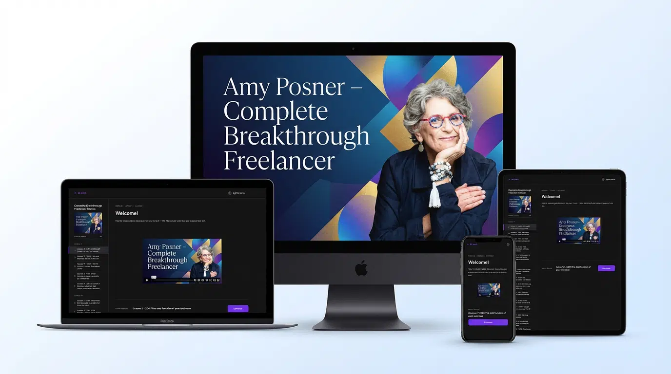 Complete Breakthrough Freelancer by Amy Posner - freelance business course teaching how to freelance and get clients