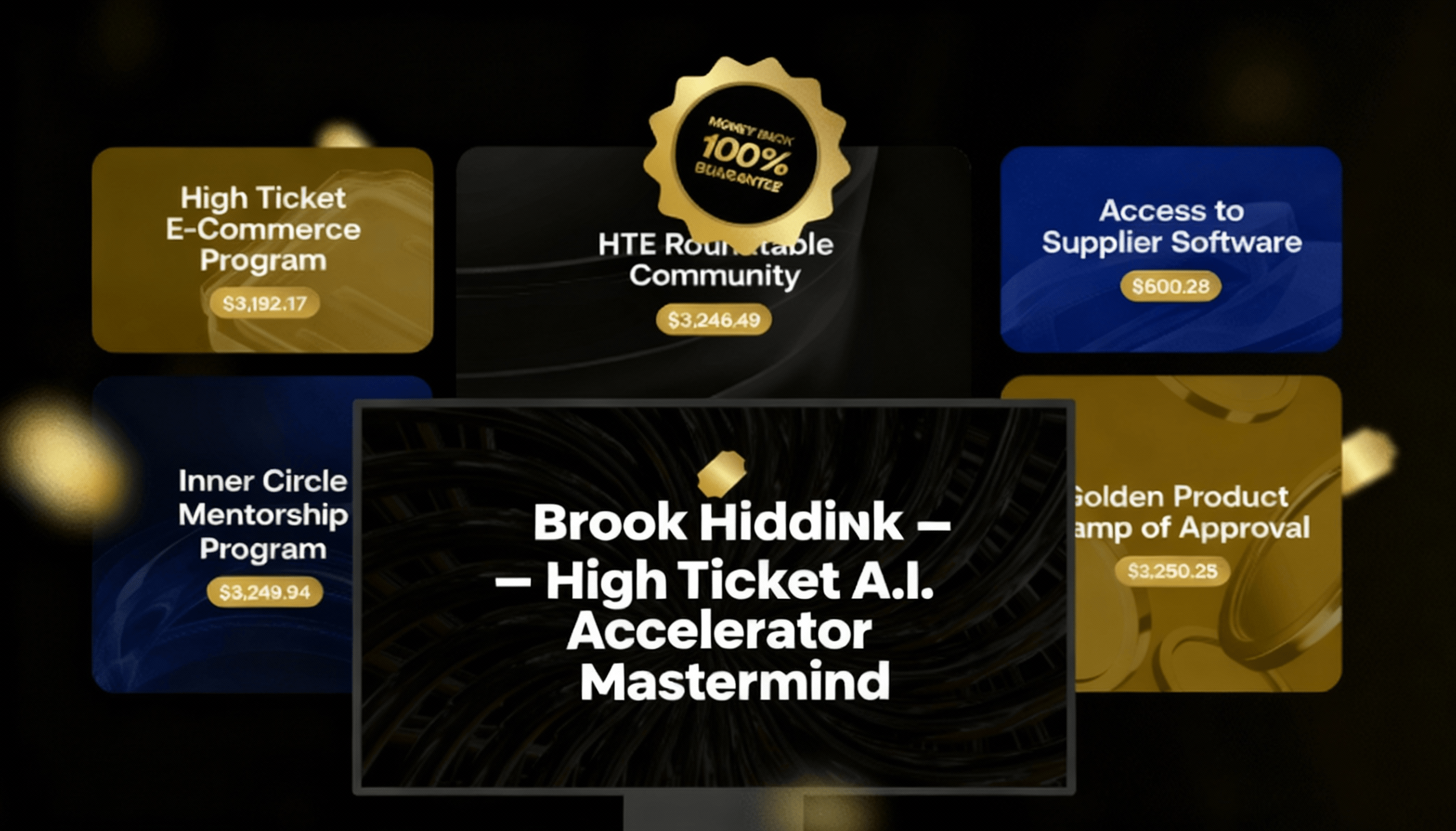 High Ticket A.I. Accelerator Mastermind 2025 by Brook Hiddink exclusive business training