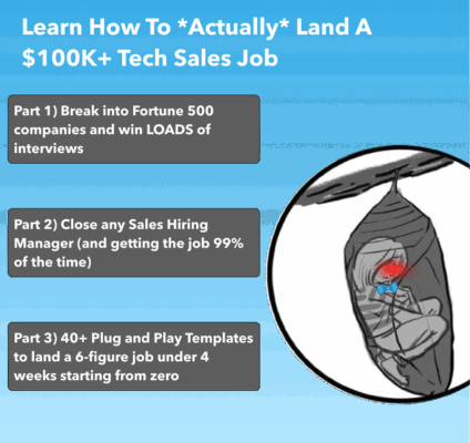 BowtiedCocoon – Zero to $100k Landing Any Tech Sales Role