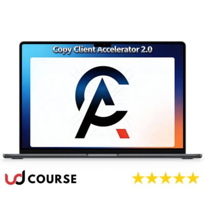 Tyson 4D Copy Client Accelerator 2.0 course cover with marketing theme