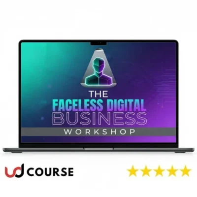 Ben Adkins Faceless Digital Business Workshop online course banner with digital business concept