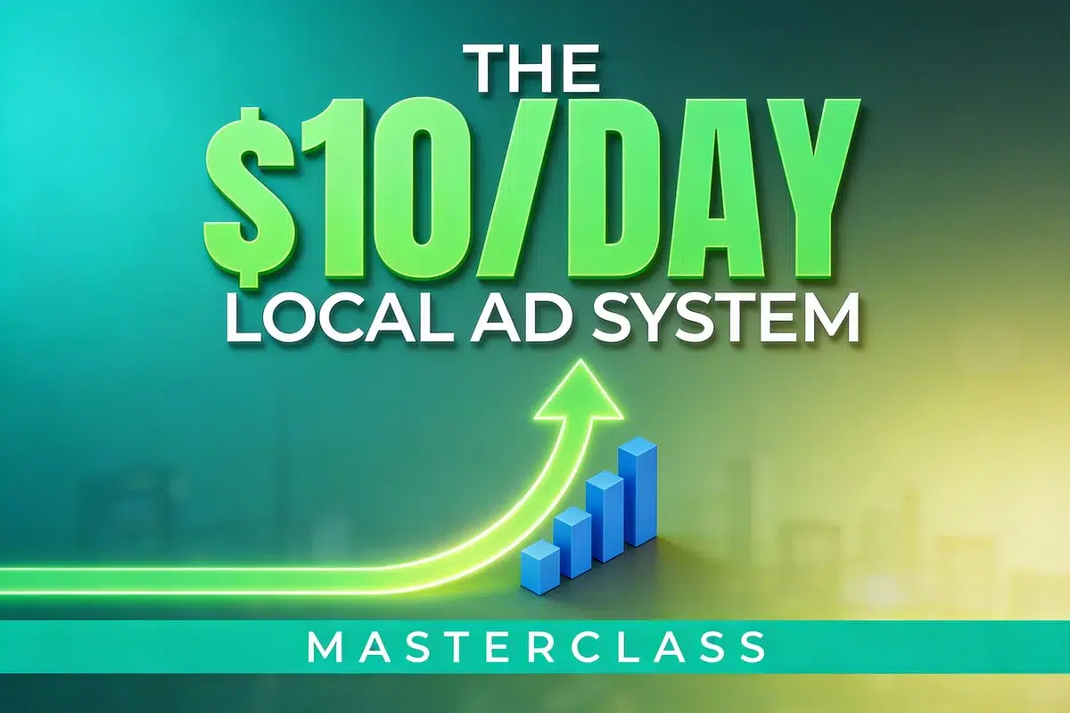 Ben Adkins $10 Day Local Ad System training modules for agency growth and Facebook advertising strategy.