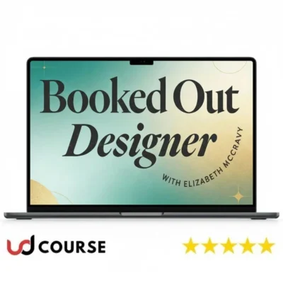 Cover image of Elizabeth McCravy's Booked Out Designer course for creatives