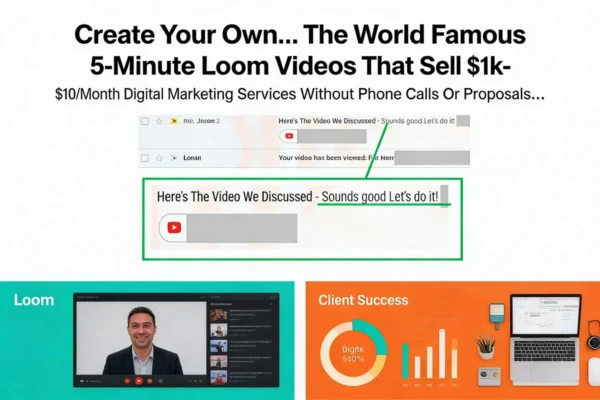Screenshot of Frankie Fihn teaching Loom Conversion Machine video marketing