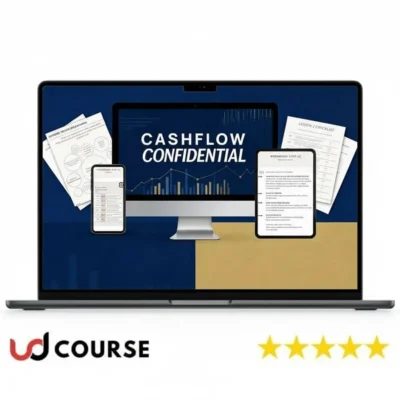 Jamie Sea Cash Flow Confidential course materials and branding visuals