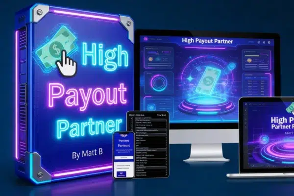 High Payout Partner course image showing Matt Par teaching affiliate marketing strategies
