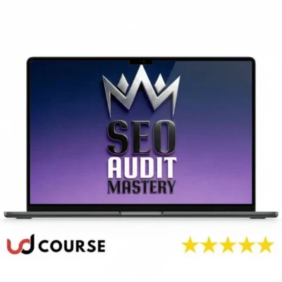 Olga Zarr SEO Audit Mastery course cover featuring SEO training materials