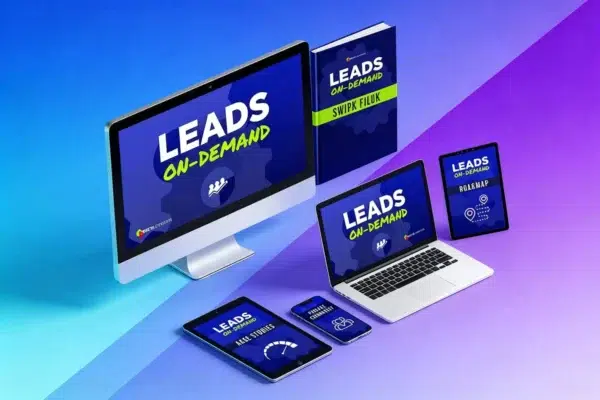 Screenshot of Ryan Deiss Leads on Demand Accelerator program modules and funnel builder kit
