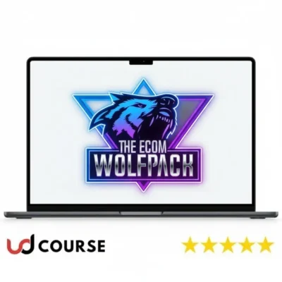 Ecom Wolf Pack online course cover teaching dropshipping and branding skills
