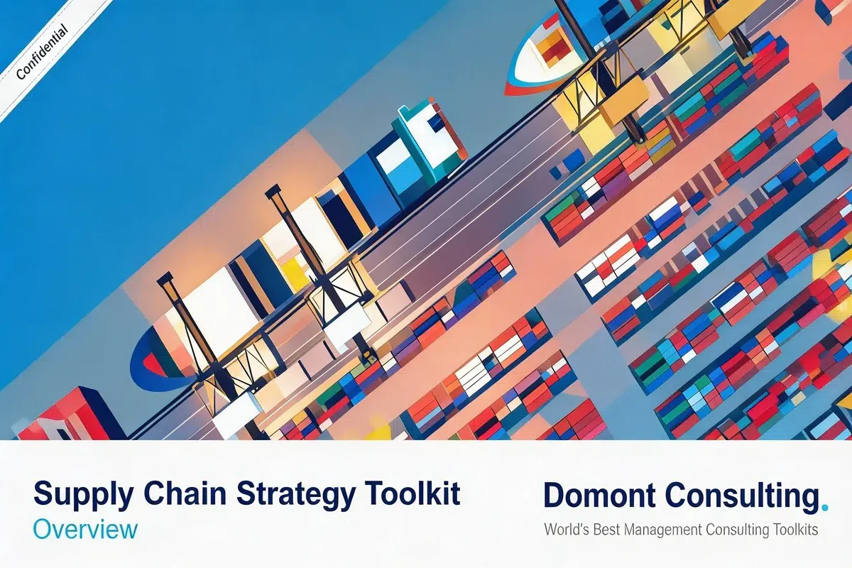 Supply Chain Strategy Toolkit by Domont Consulting - comprehensive frameworks from ex-McKinsey and BCG consultants