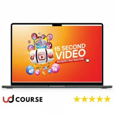 Screenshot of Ferny Ceballos 15-Second Video Prospecting Machine course interface