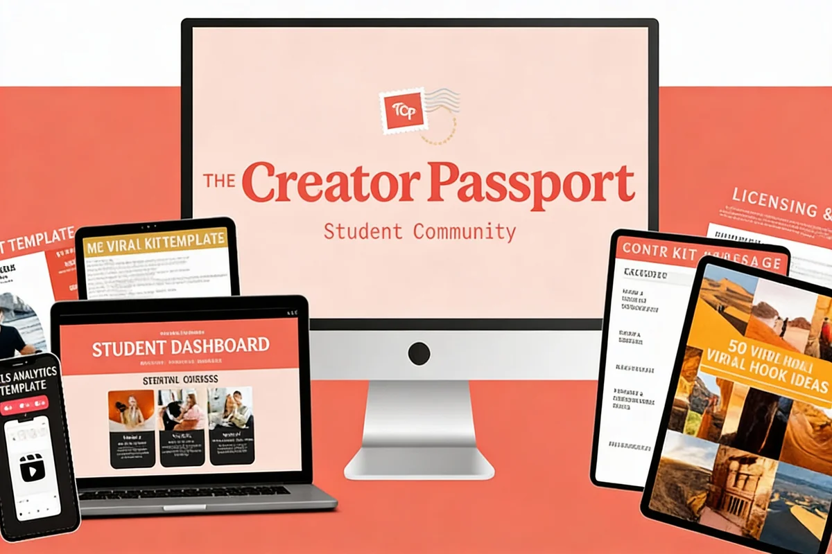 The Creator Passport by Giselle Langley - content creator course