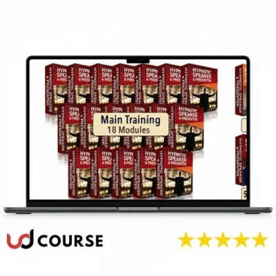 Igor Ledochowski presenting the Hypnotic Speaker & Presenter course materials