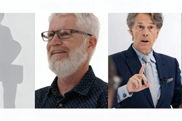 Screenshot of Peterson Academy online course dashboard with lectures and AI-powered quizzes