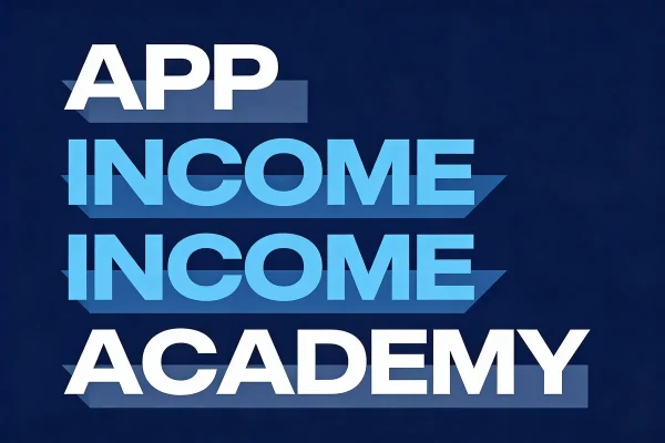 Screenshot of Katie Cross App Income Academy online course dashboard