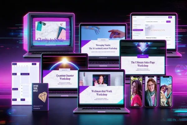 Kaye Putnam Legacy Bundle showing brand strategy courses and marketing workshops