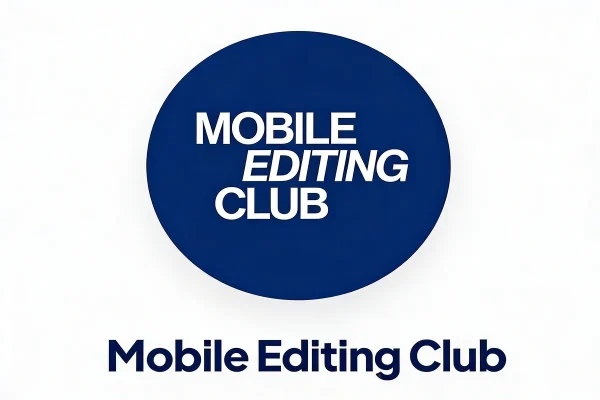 Mobile Editing Club course interface with smartphone editing AI videos