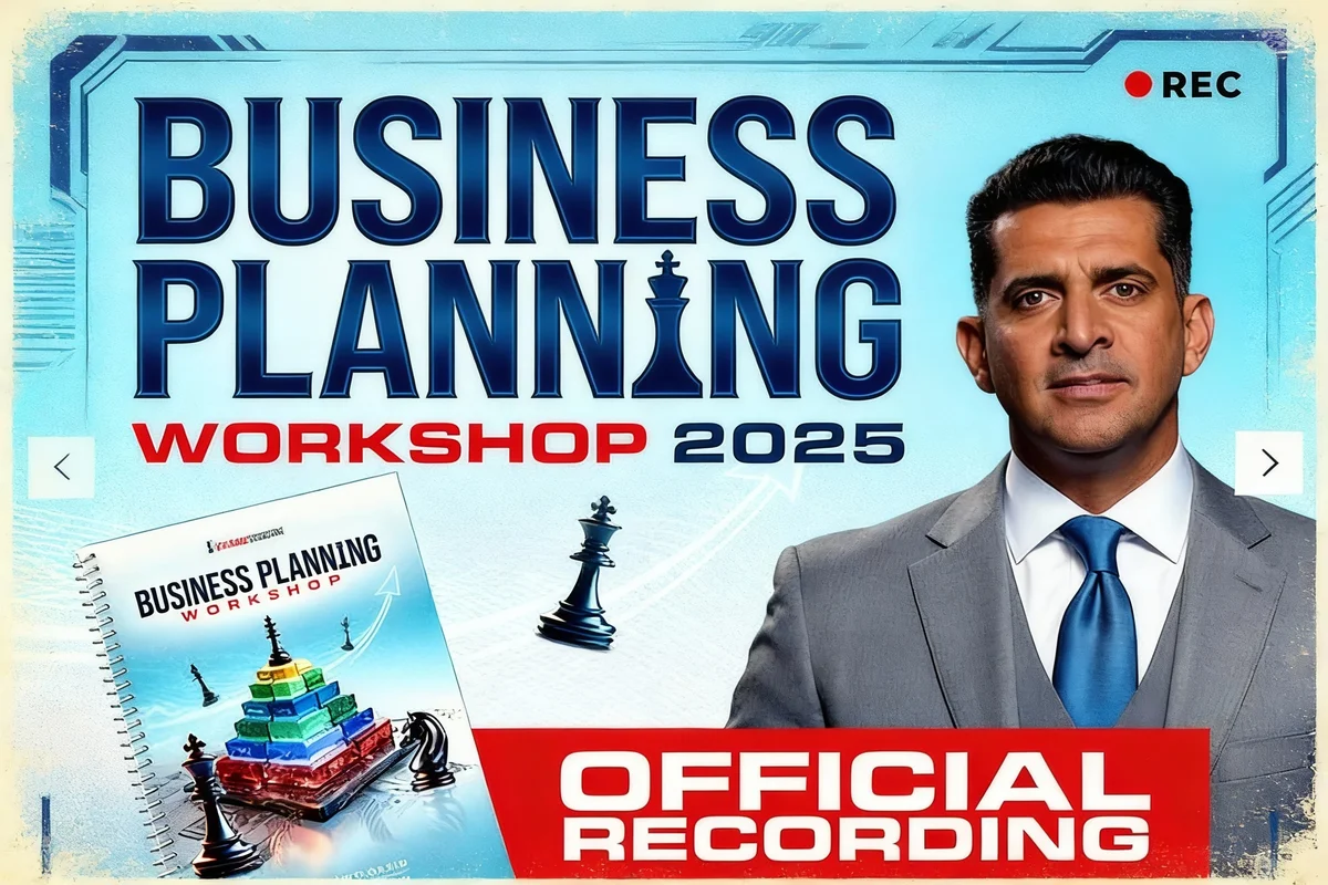 Patrick Bet-David Business Planning Workshop 2025 - strategic planning framework for entrepreneurs