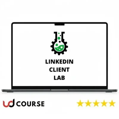 Ty Frankel's LinkedIn Client Lab logo and promotional material