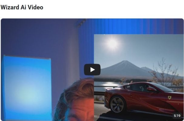 Wizard Ai Video