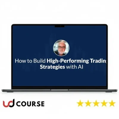 Book cover of Larry Connors' guide on AI trading strategies.