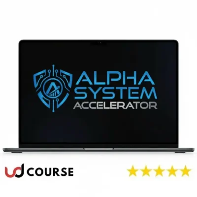 Liam James Kay's Alpha System Accelerator book cover with motivational design.