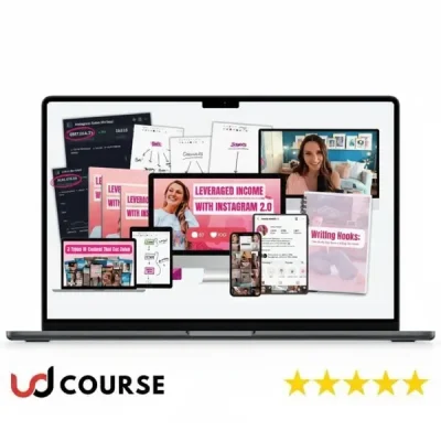 Cover of Maria Wendt's Leveraged Income With Instagram 2.0 book.