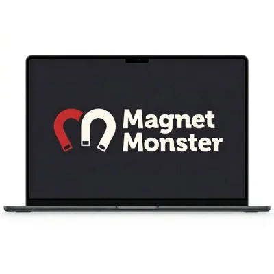 Magnet Monster logo showcasing effective B2B content strategies.