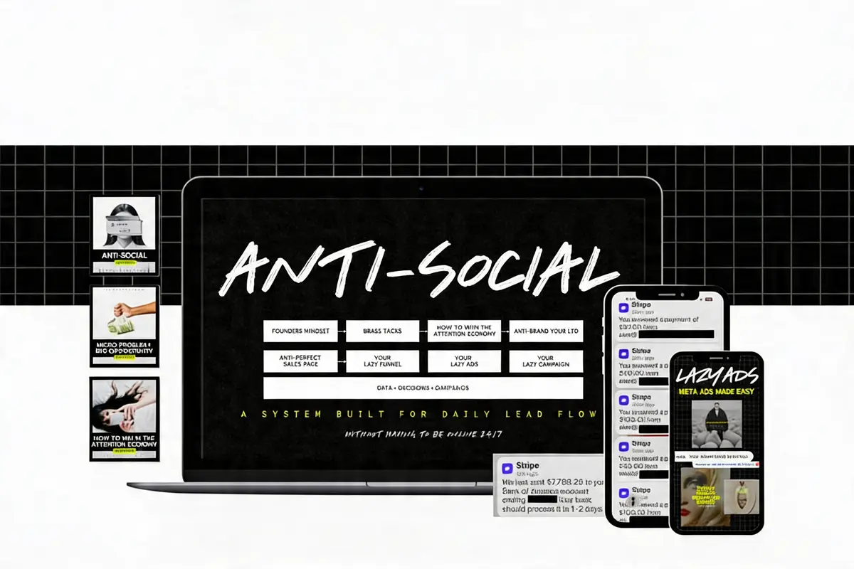 Passive Rebel AntiSocial course by Passive Rebel