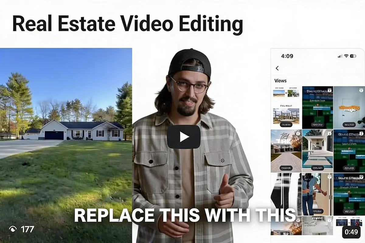 Real Estate Video Editing Course by Brad Zeimer overview image.