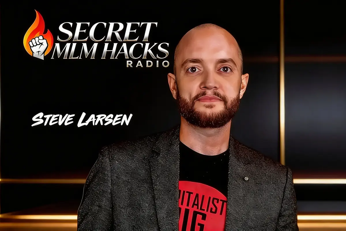 Steve J Larsen's Secret MLM Hacks 2025 course cover image.