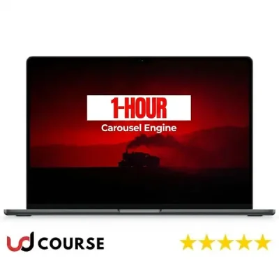 1-Hour Carousel Engine by Rishi Shine showcasing sleek design.