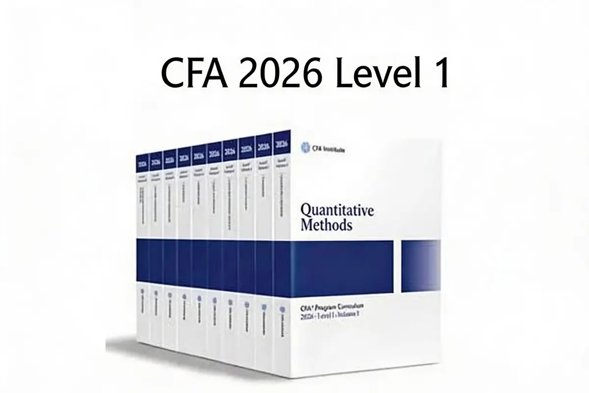 CFA 2026 Level 1 curriculum, 10 volumes for finance education.