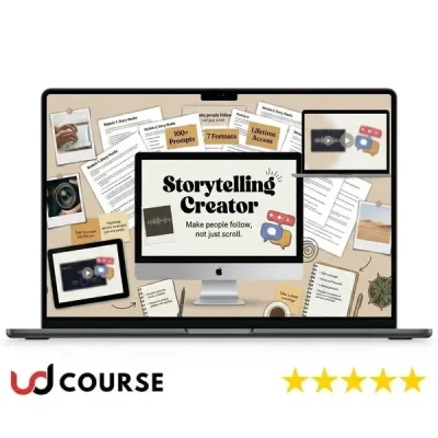 Ginny & Laura Storytelling Creator with colorful scenes and characters