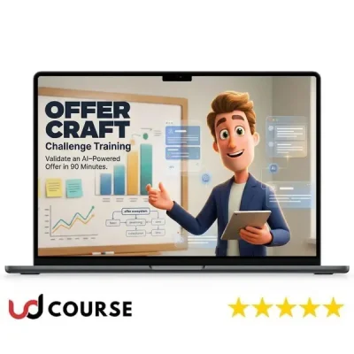 OfferCraft Challenge Training course cover featuring Jonathan Mast