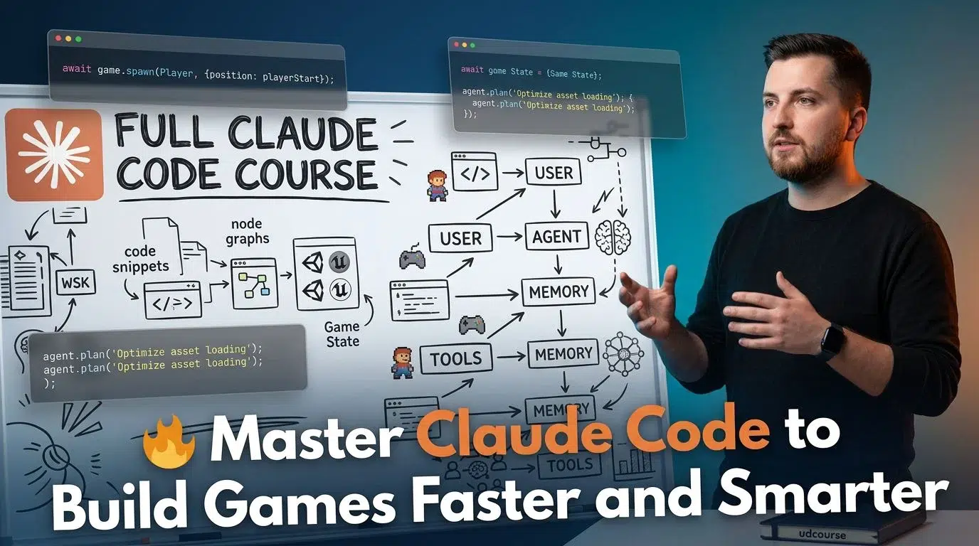 AI GameDev Lab Claude Code course cover