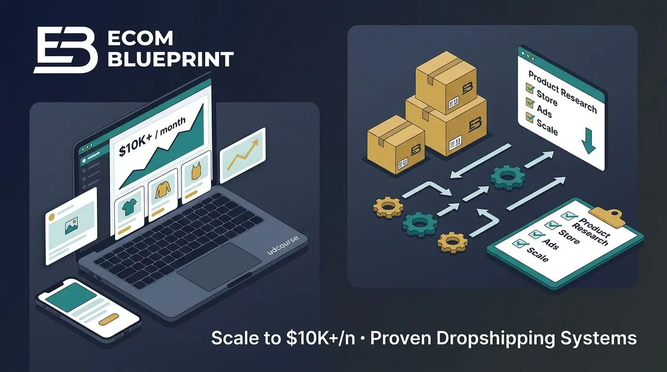 Ecom Blueprint dropshipping course cover