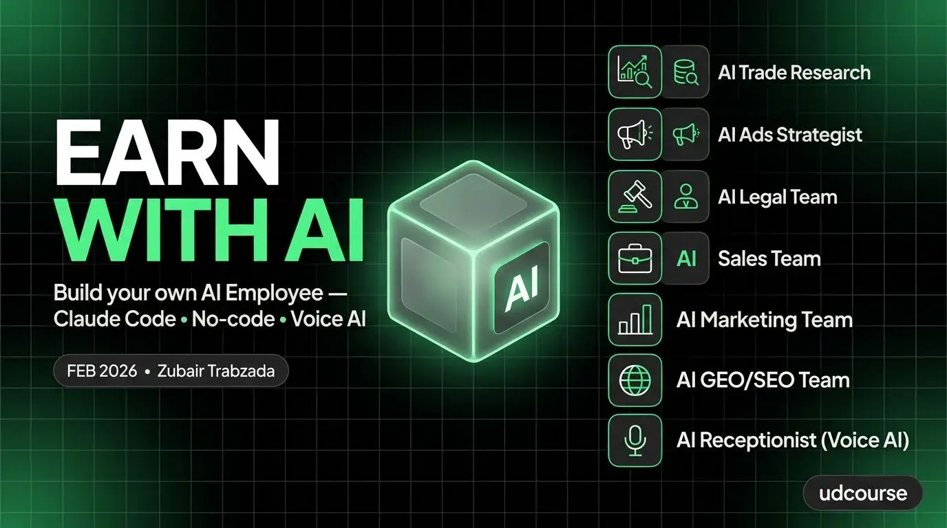 Zubair Trabzada leading an AI workshop in February 2026